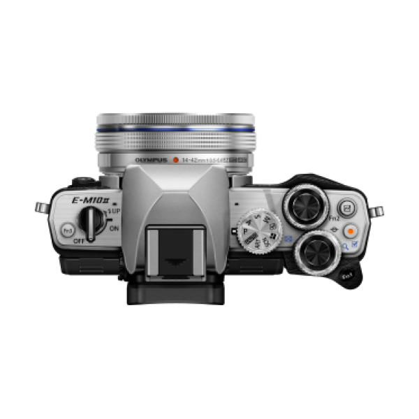 Цифровая системная фотокамера OLYMPUS E-M10 Mark II Pancake Zoom 14-42 Kit Silver/Silver